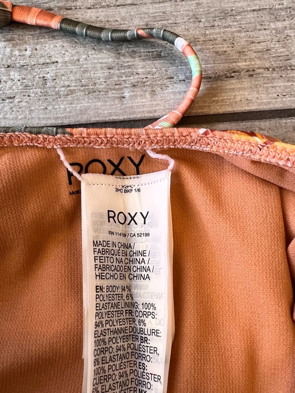 Roxy Women's Love the Muse Ribbed One-Piece Swimsuit Small, Orange Coral - Picture 11 of 13